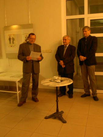 Jiří Slíva – zahájení výstavy v Pardubicích 2004